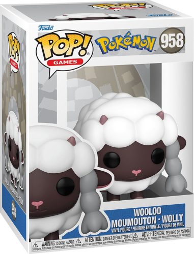 Pokémon Vinylová figurka č.958 Wooloo - Moumouton - Wolly Sberatelská postava vícebarevný