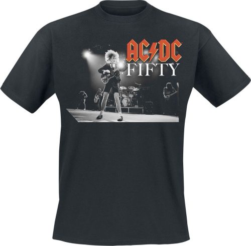AC/DC Fifty Live Tričko černá