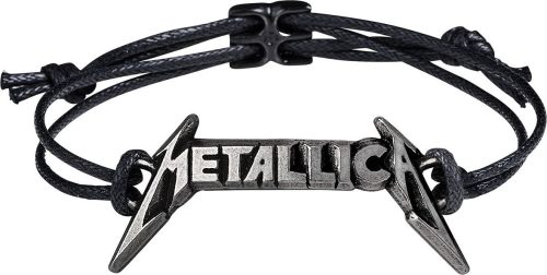 Metallica Logo náramek černá
