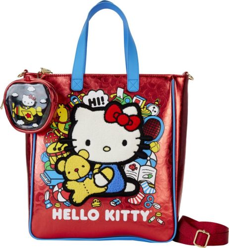 Hello Kitty Loungefly - Tote Bag with Coin Bag (50th Anniversary) Kabelka vícebarevný
