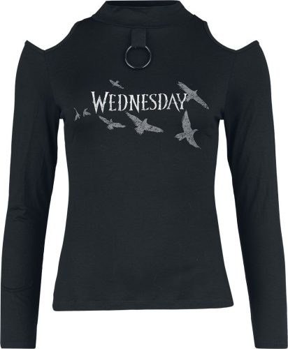Wednesday Little Tormenta Dámské tričko s dlouhými rukávy černá