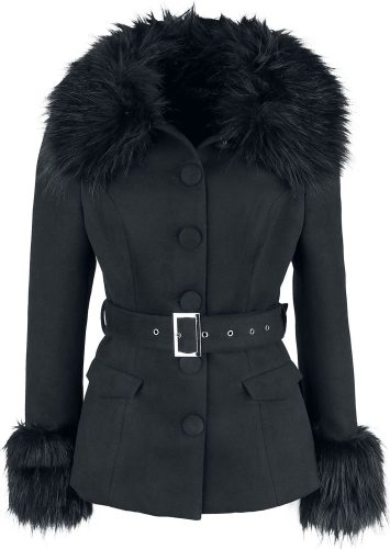 H&R London Kabát Julia Dámský kabát černá