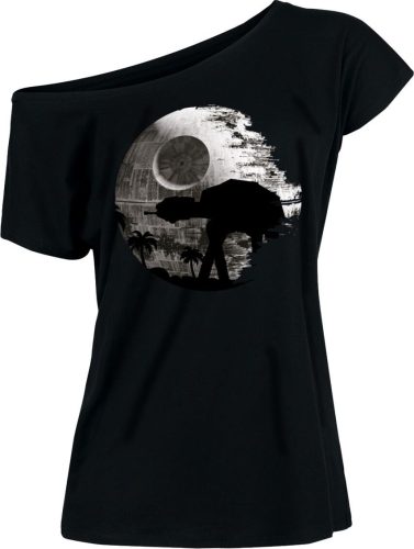Star Wars AT-AT - Death Star Dámské tričko černá