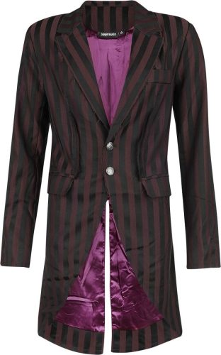 Jawbreaker Stripe Blazar Coat Dámský kabát cervená/cerná