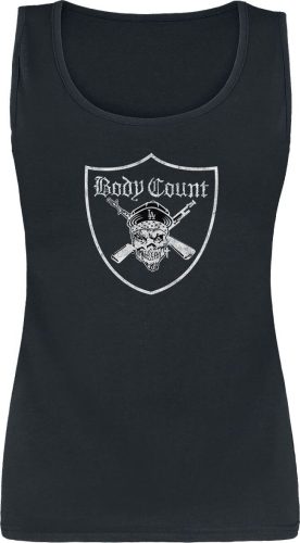 Body Count Gunner Pirate Shield Dámský top černá