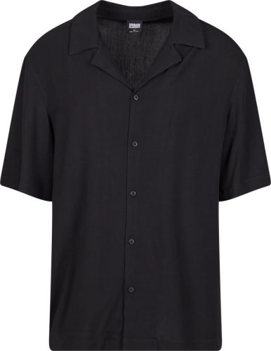 Urban Classics Loose Viscose Shirt Košile černá