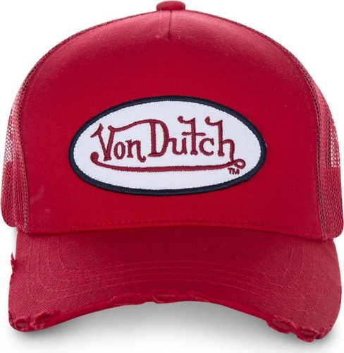 Von Dutch Baseballová čepice VON DUTCH se síťovinou Baseballová kšiltovka červená