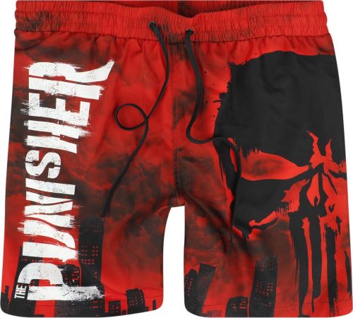 The Punisher Skull - Red Desaster Pánské plavky vícebarevný