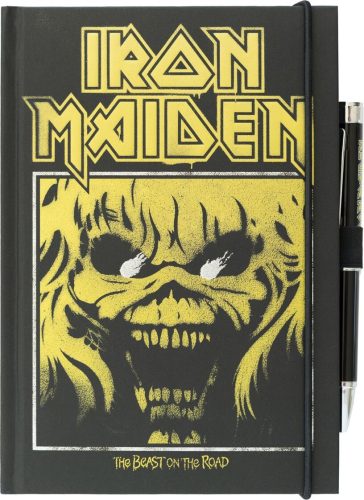 Iron Maiden The Beast On The Road Notes černá